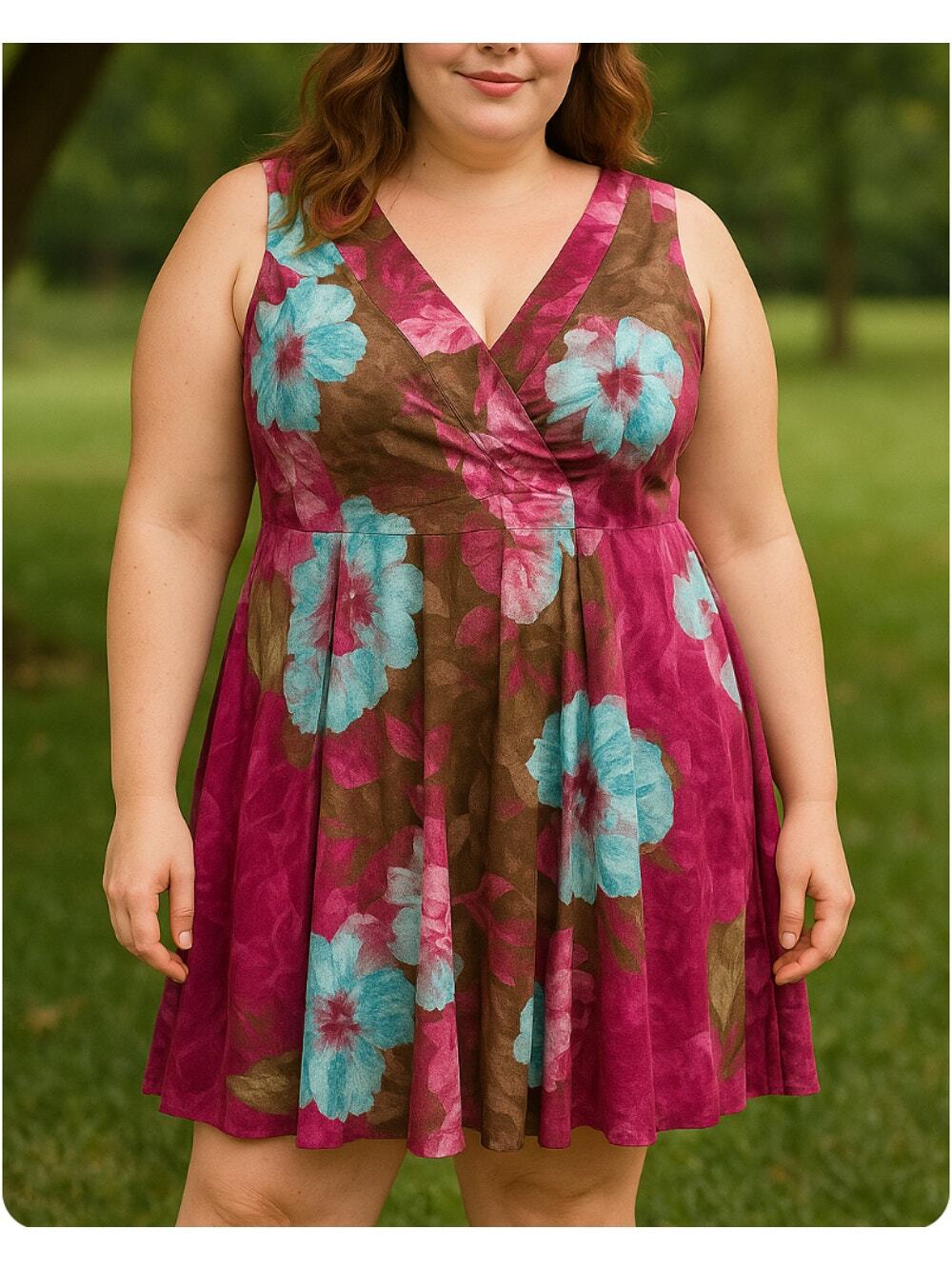 Monsoon Floral Silk Summer Wedding Occasion Dress London V neck Size 16